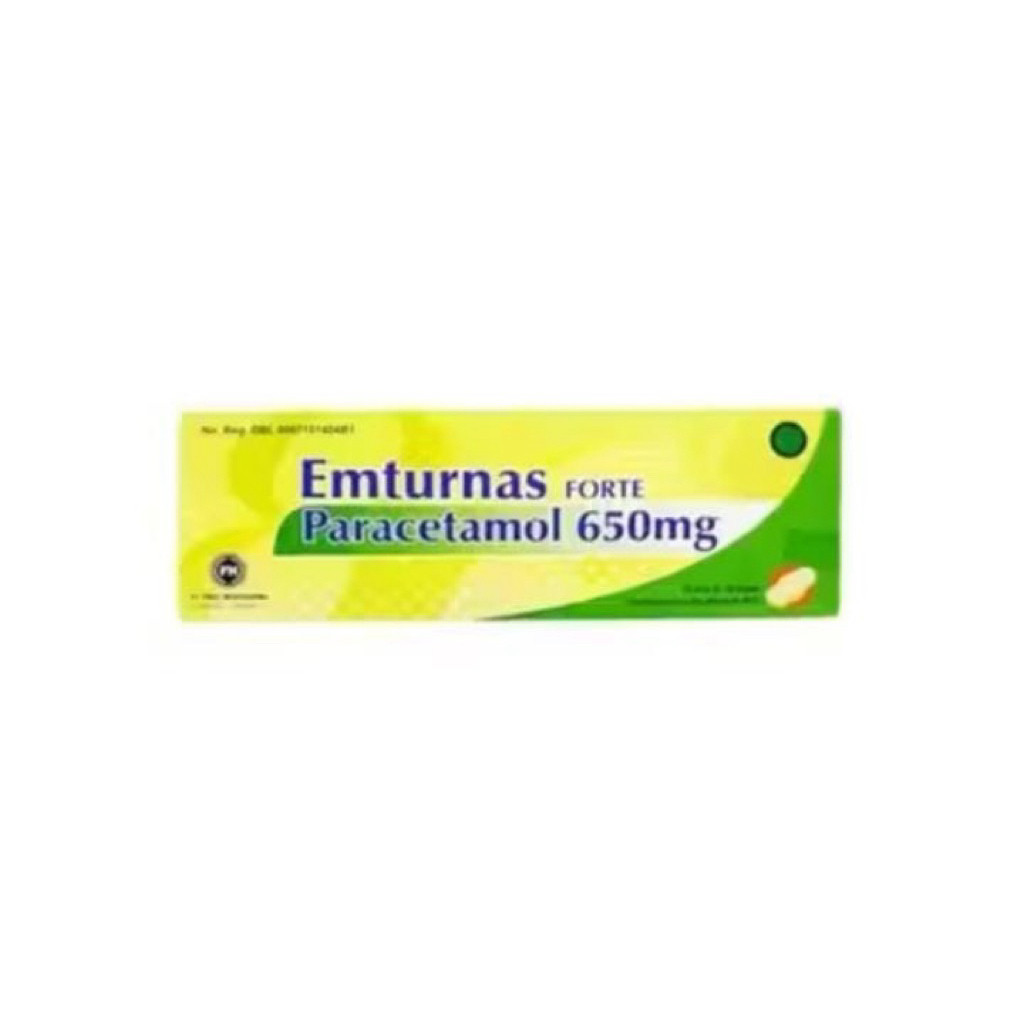 Emturnas Forte Paracetamol 650MG perbox