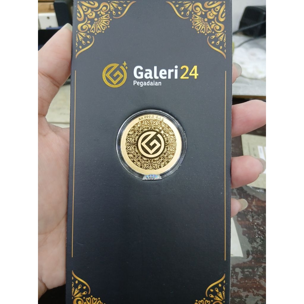logam mulia galeri 24 berat 0,1gram