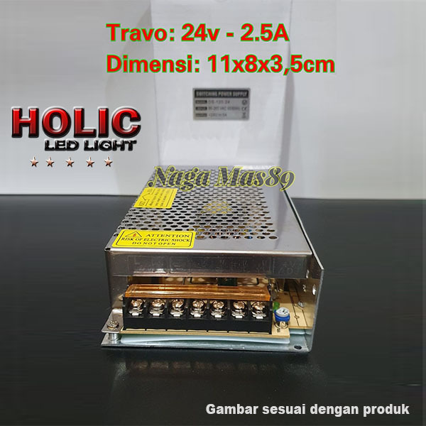 Travo / Power Supply 24Volt - 2,5 Ampere