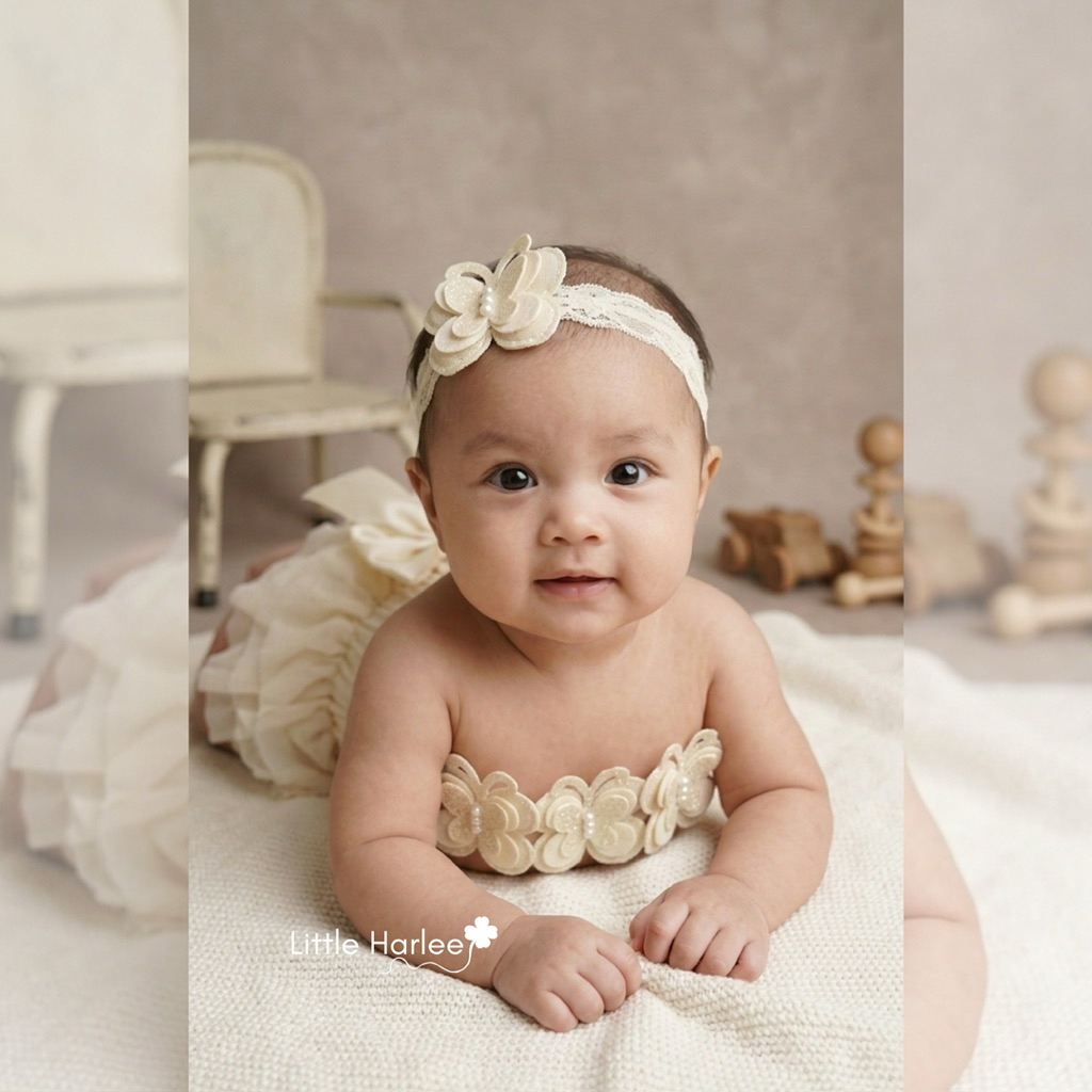 Stelan Tutu Butterfly | Set baju tutu Photoshoot | Kostum bayi perempuan  baru lahir