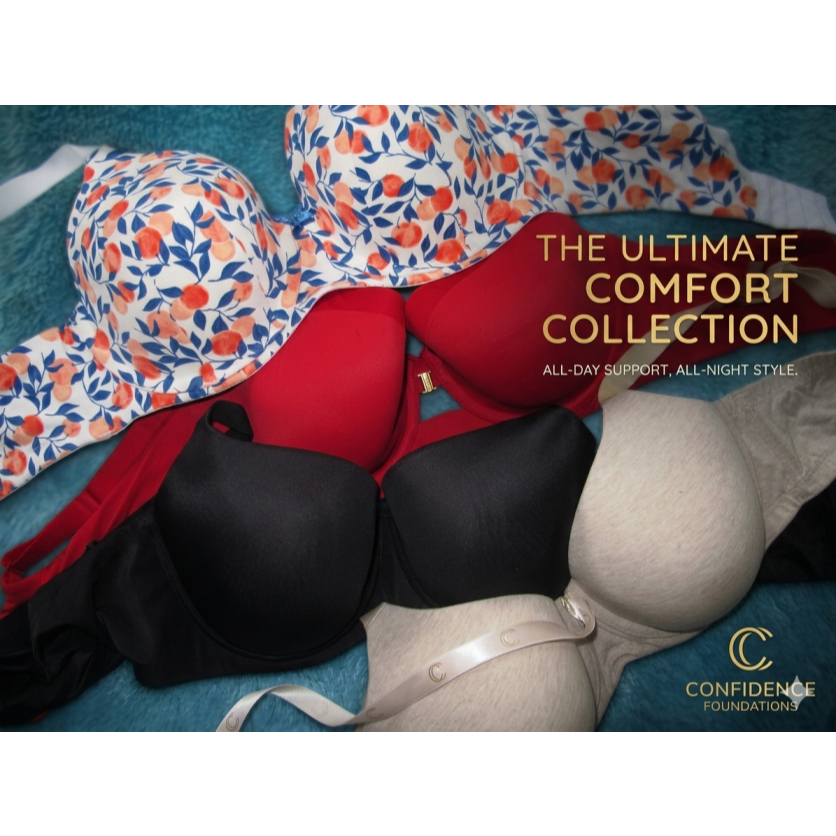 SEAMLESS BRA LACE BUSA TIPIS 4 TARGET BERLEI SAPPH BY VS PAKAI KAWAT SIZE  32B 32DDD 32F 32G 34DD 34