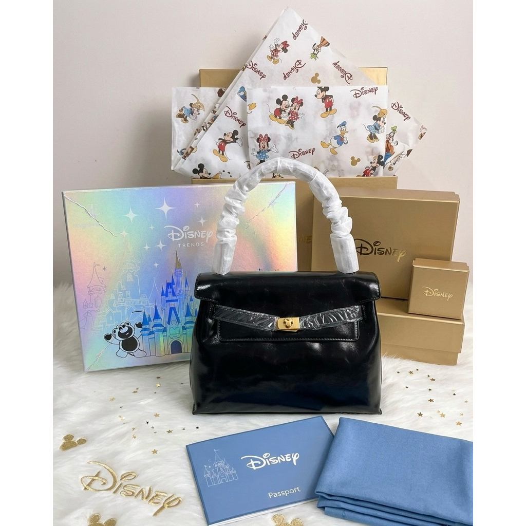 Tas Disney Himalaya Cremes Hitam Mickey Mouse Original TGI Sling Bag Fashion Bag Premium Bag Women's