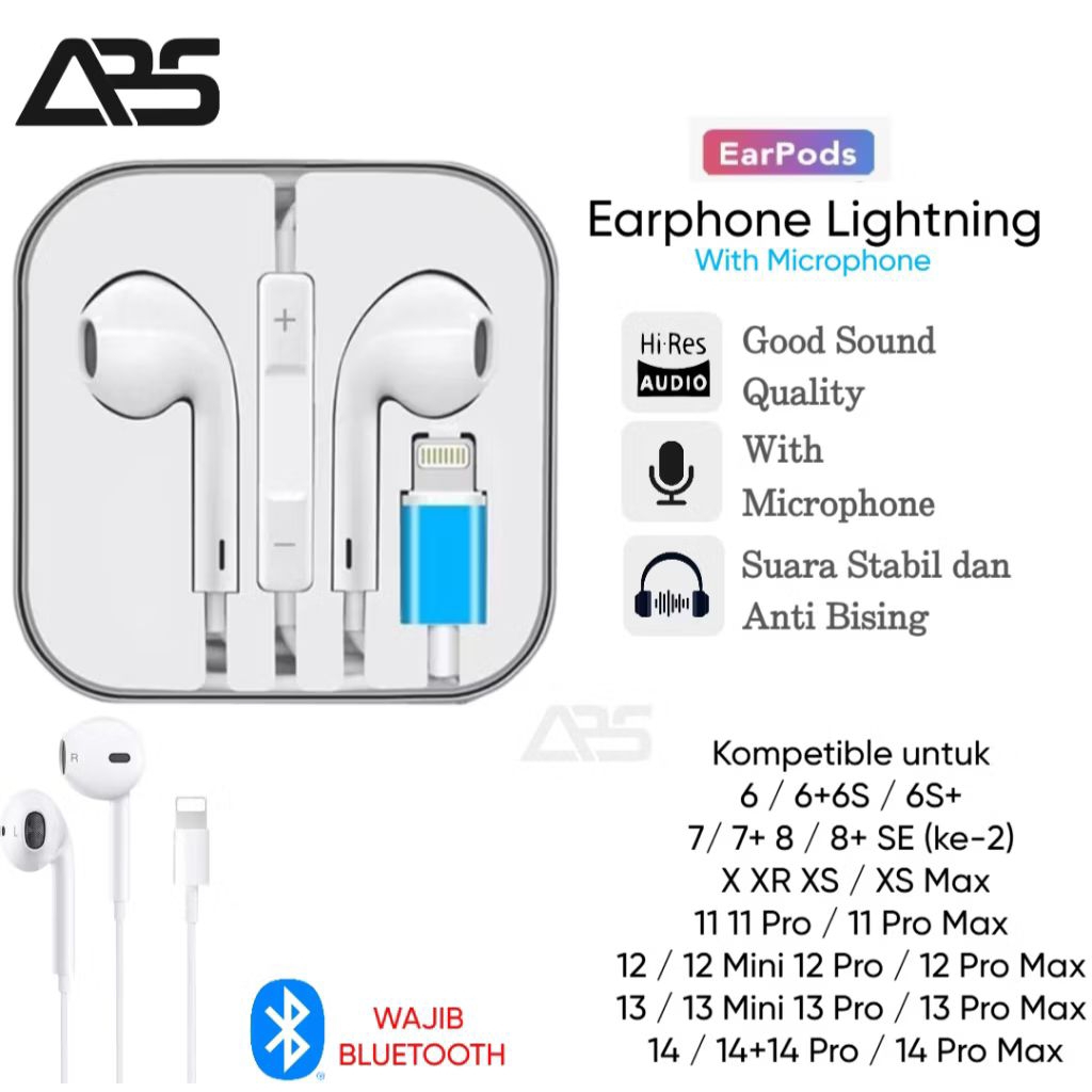 Headset Handsfree Iphone Kabel