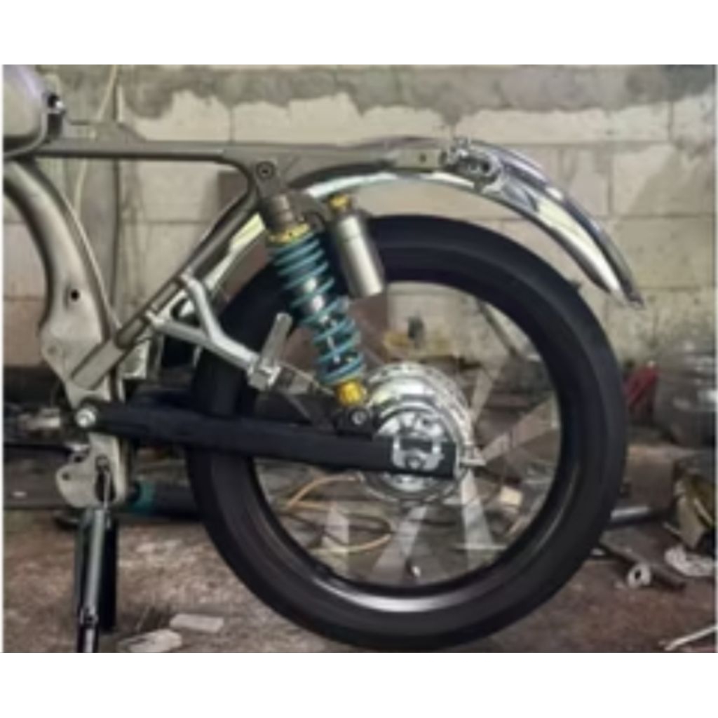 Spakbor slebor belakang CB125 crom besi tebal OSK