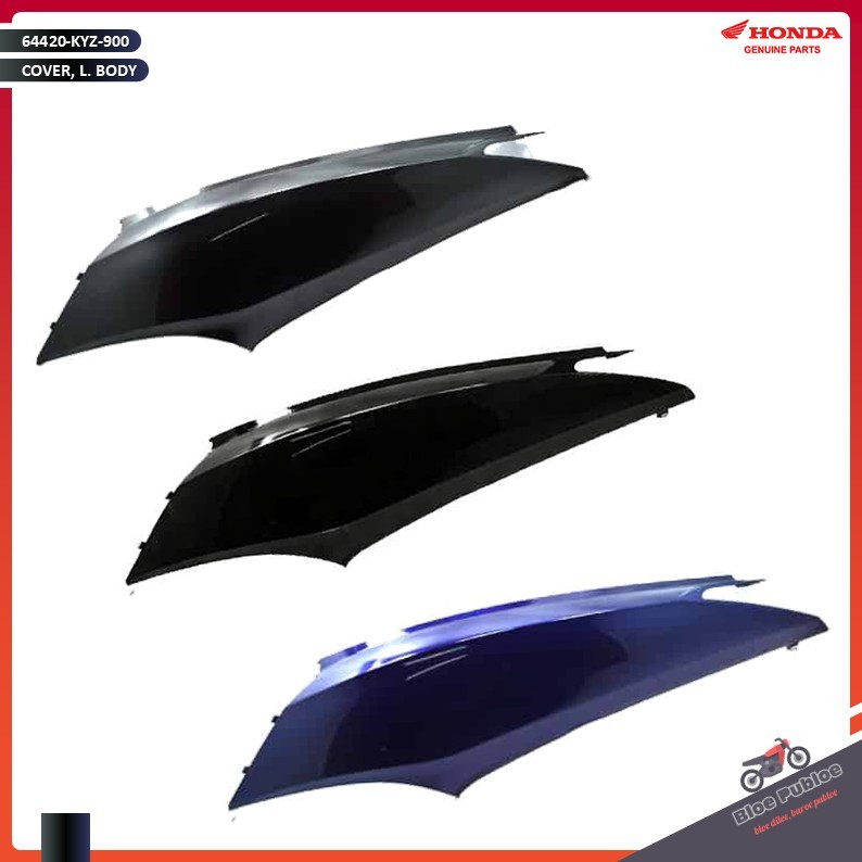 Cover Body Kiri Honda Supra X 125 Helm-In/64420KYZ900ZA-64420KYZ900ZB-64420KYZ900ZC/COVER, L. BODY A