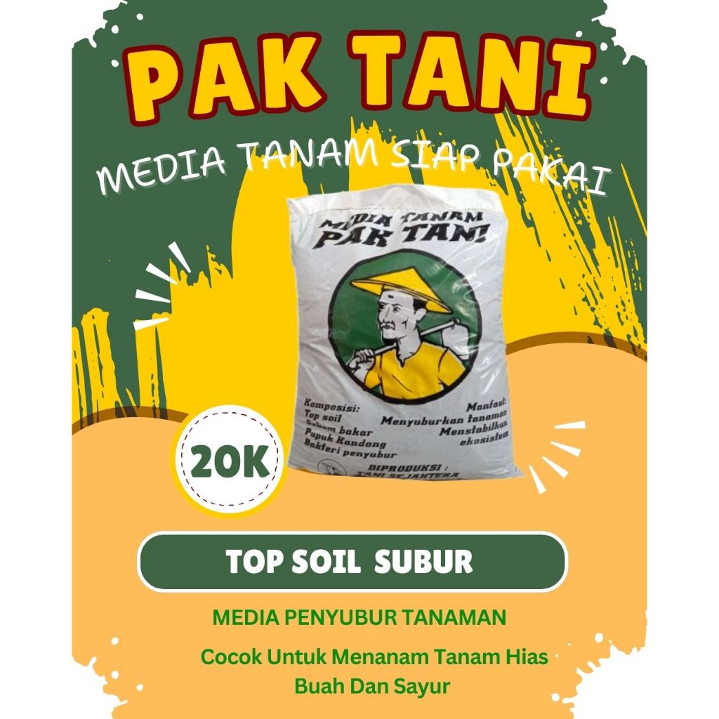 Media Tanam Organik Pak Tani  Siap Pakai