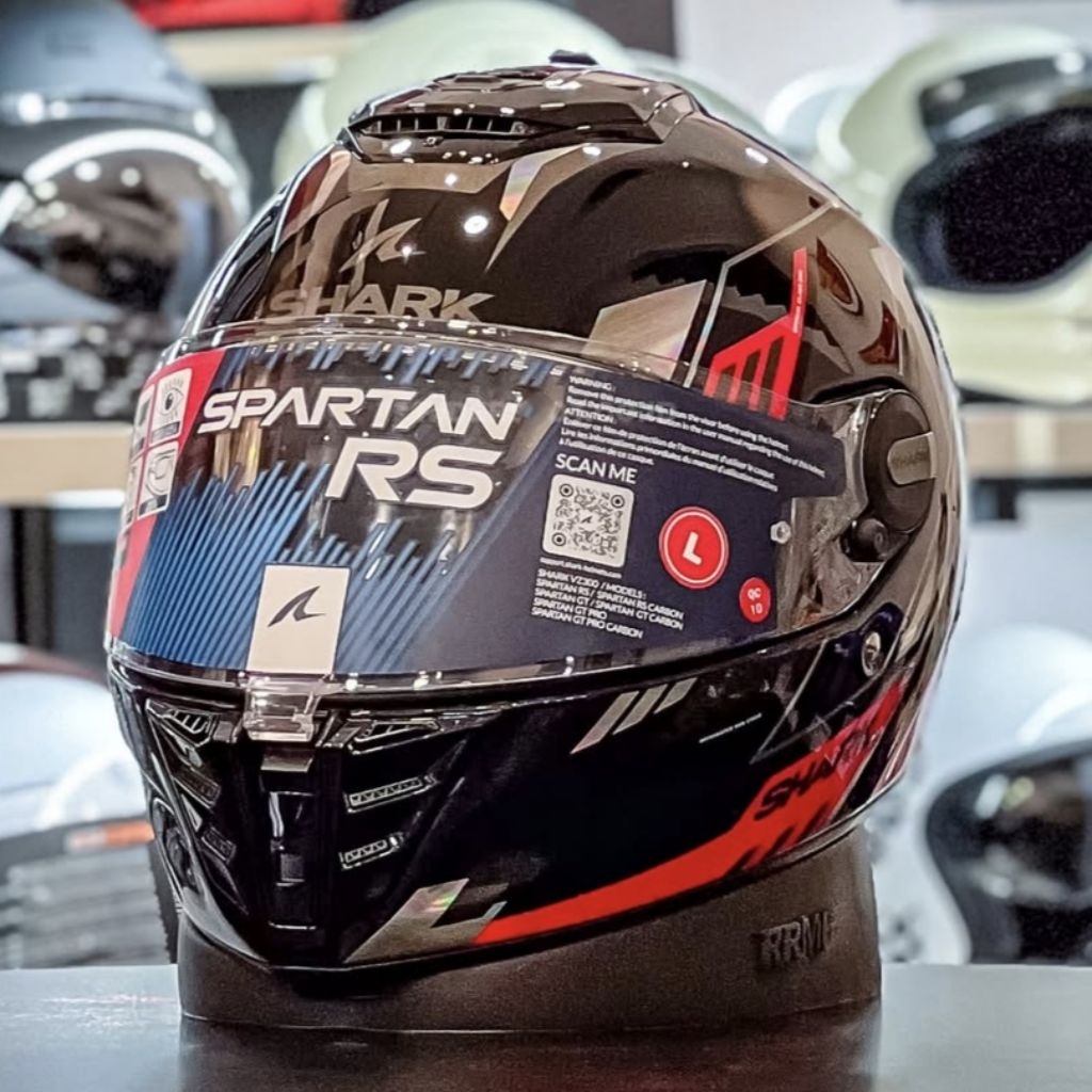 Helm SHARK Spartan RS Byrhon - Red