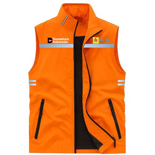 Rompi Outdoor Danantara PLN Pria Wanita Original, Rompi K3 PLN Danantara, Rompi K3 PLN Danantara, Ro