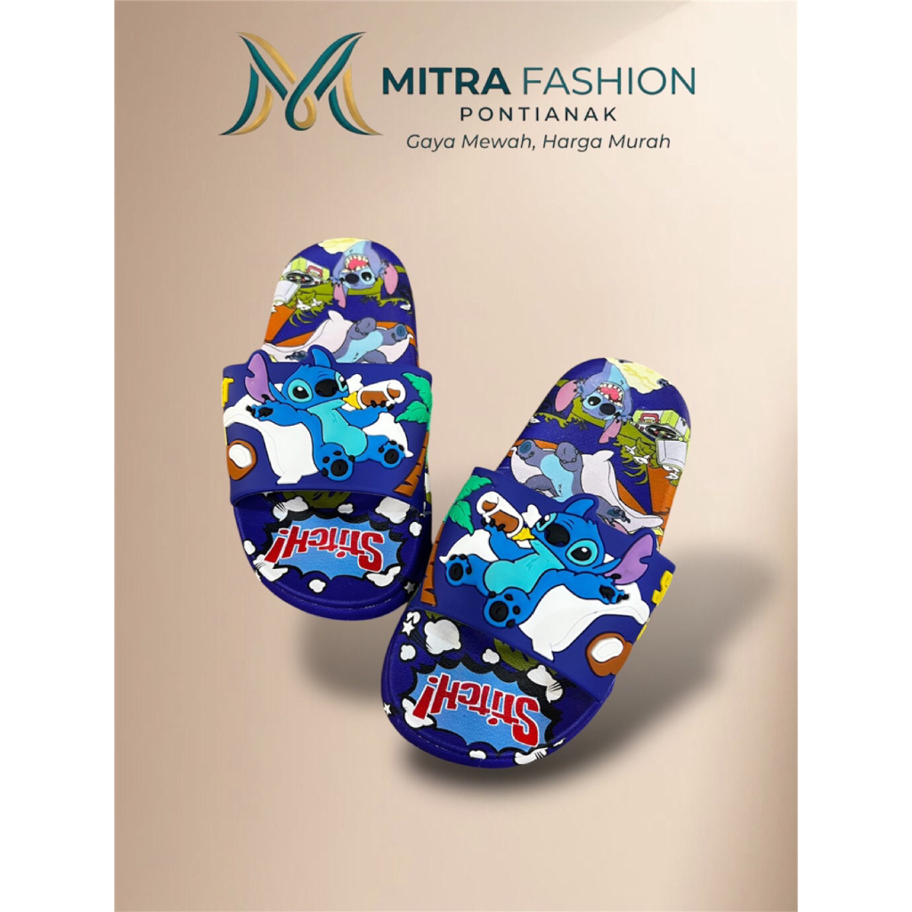 Sendal Anak Cowok Premium Lilo and Stitch Pontianak 24-27 ( SDL 184-188)