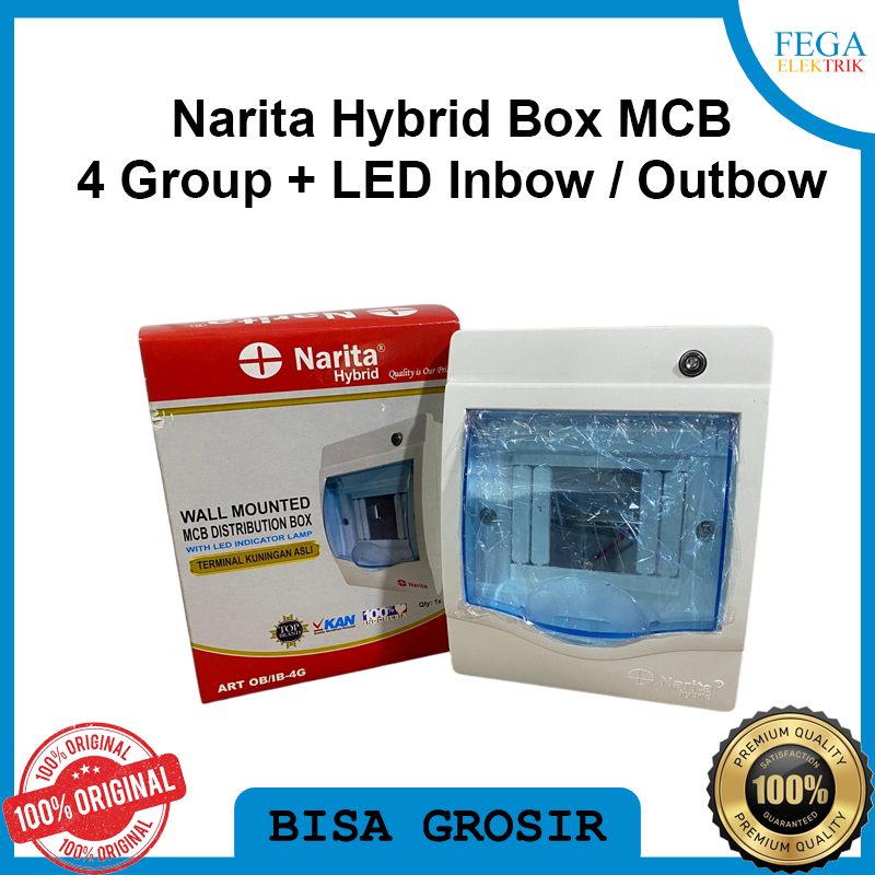 Narita Hybrid Box MCB 4 Group + LED Inbow / Outbow – Tanam & Tempel
