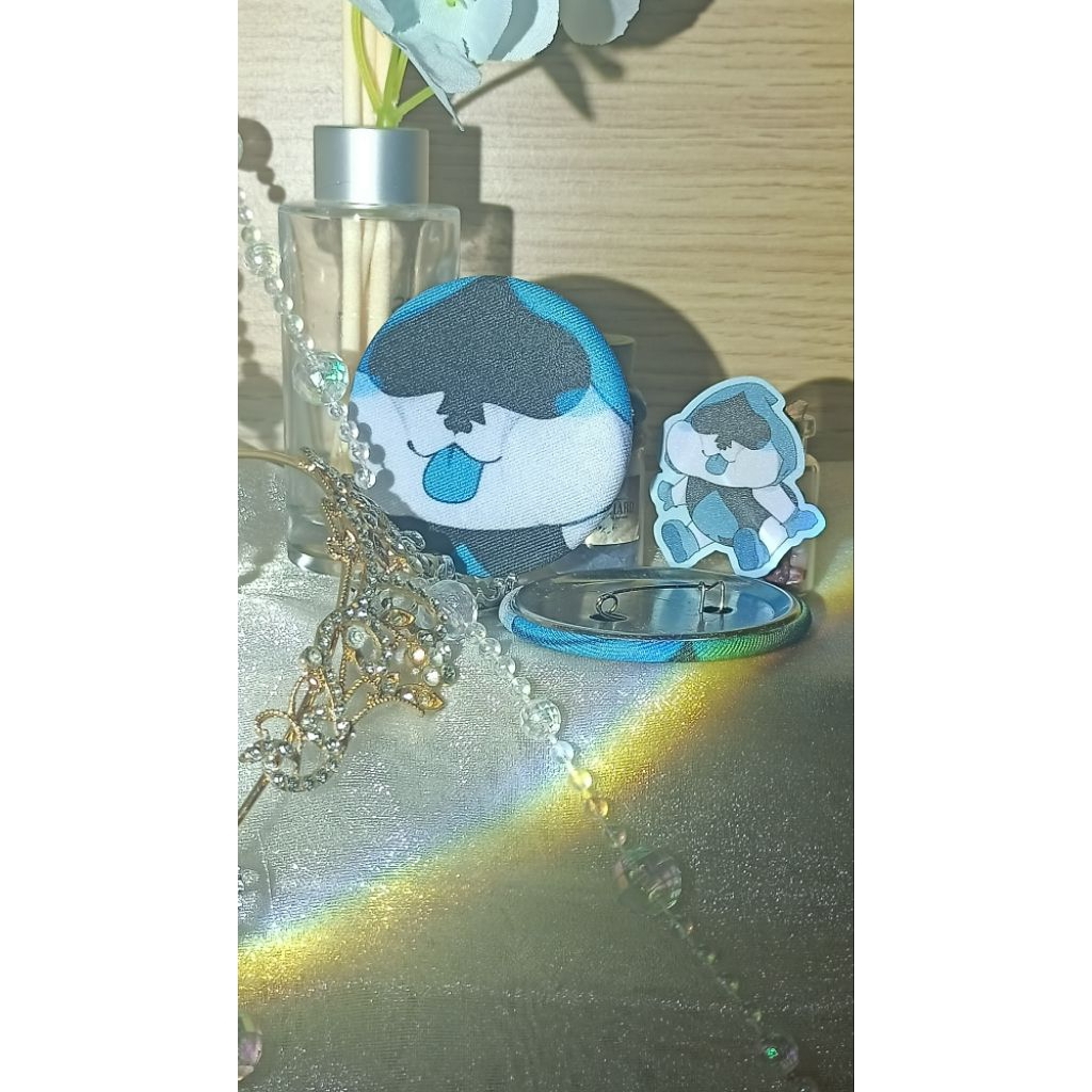 UNDERTALE DELTARUNE Lancer Frisk fanmerch plush pin
