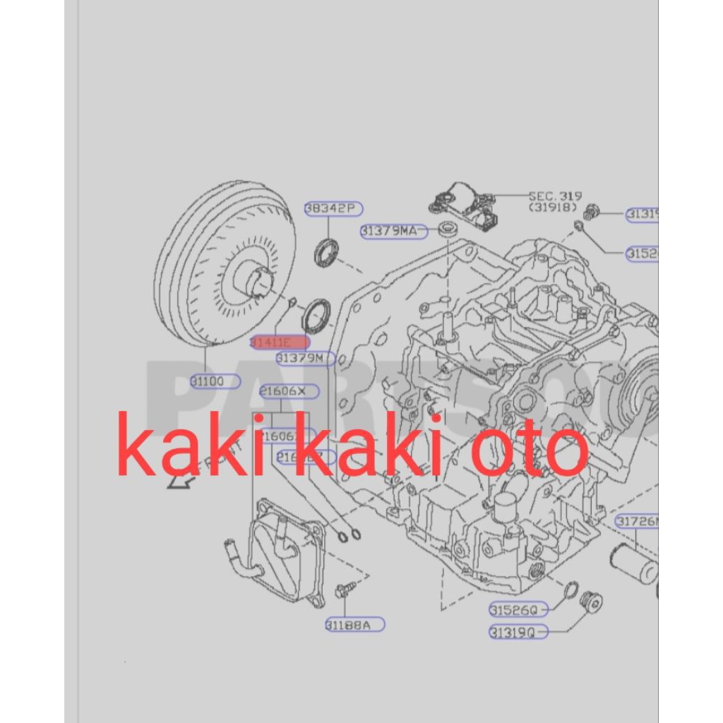 Seal oring transmisi seal bolu matic cvt seal oring matic livina juke evalia