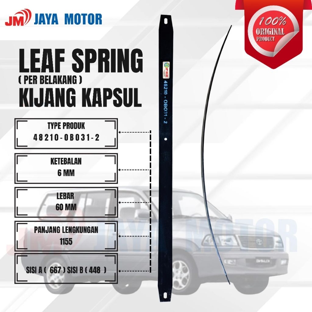 PER DAUN No.2 KIJANG KAPSUL (48210-0B031-2) Th. 1997-2004