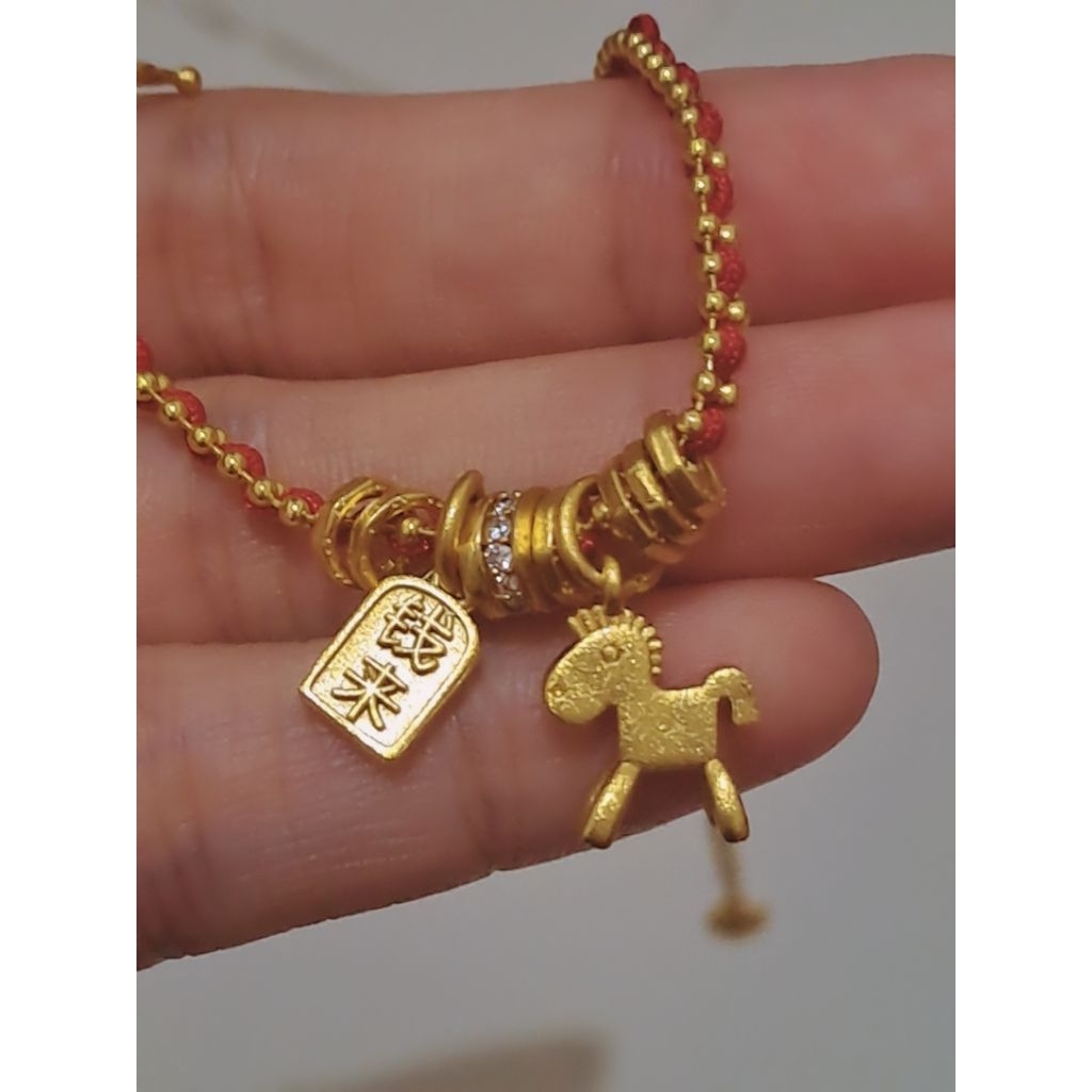 GELANG REDLINE HORSE GOLD