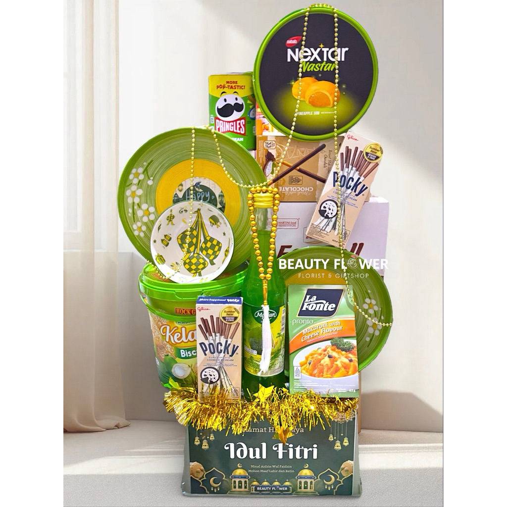 PARCEL LEBARAN IDUL FITRI PALEMBANG PIRING KERAMIK