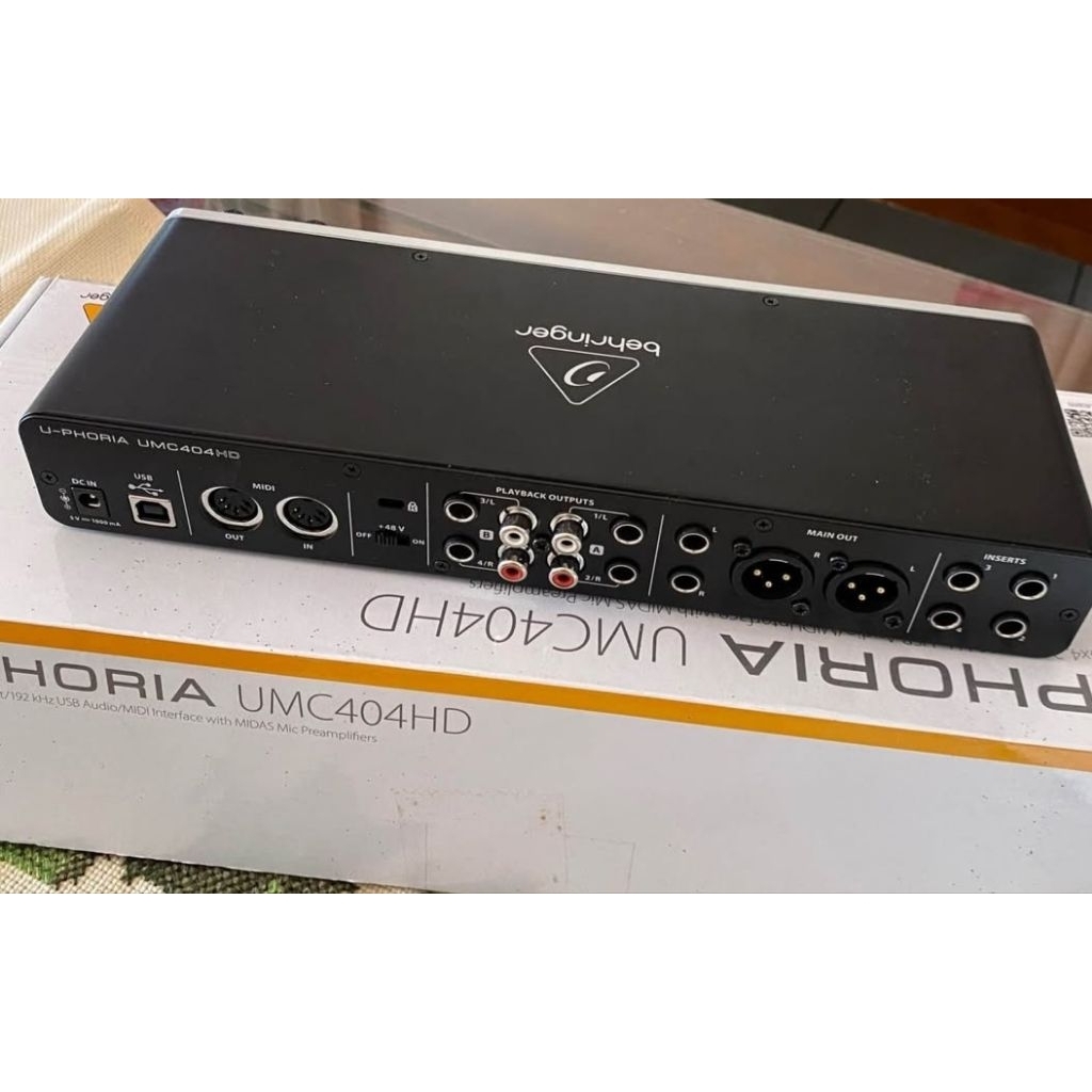 Soundcard Behringer Umc 404 HD Bekas Terawat