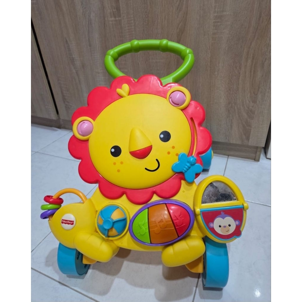 baby walker lion fisher price preloved