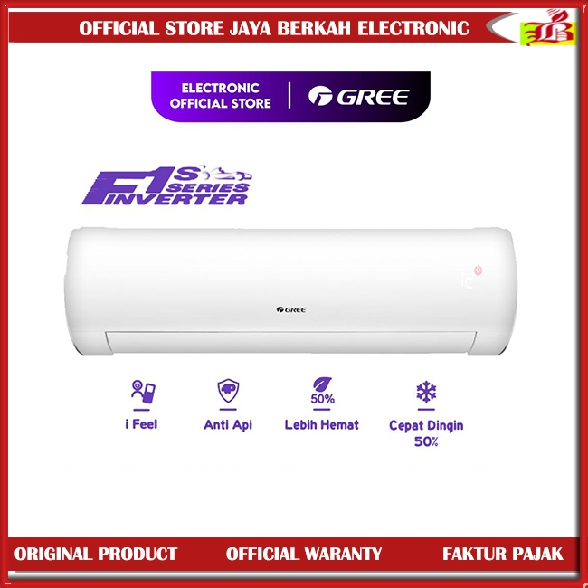 AC GREE Inverter 1.5 PK GWC12F1S GREE AC INVERTER 1.5PK GWC-12F1S AC INVERTER GREE GWC 12F1S Garansi