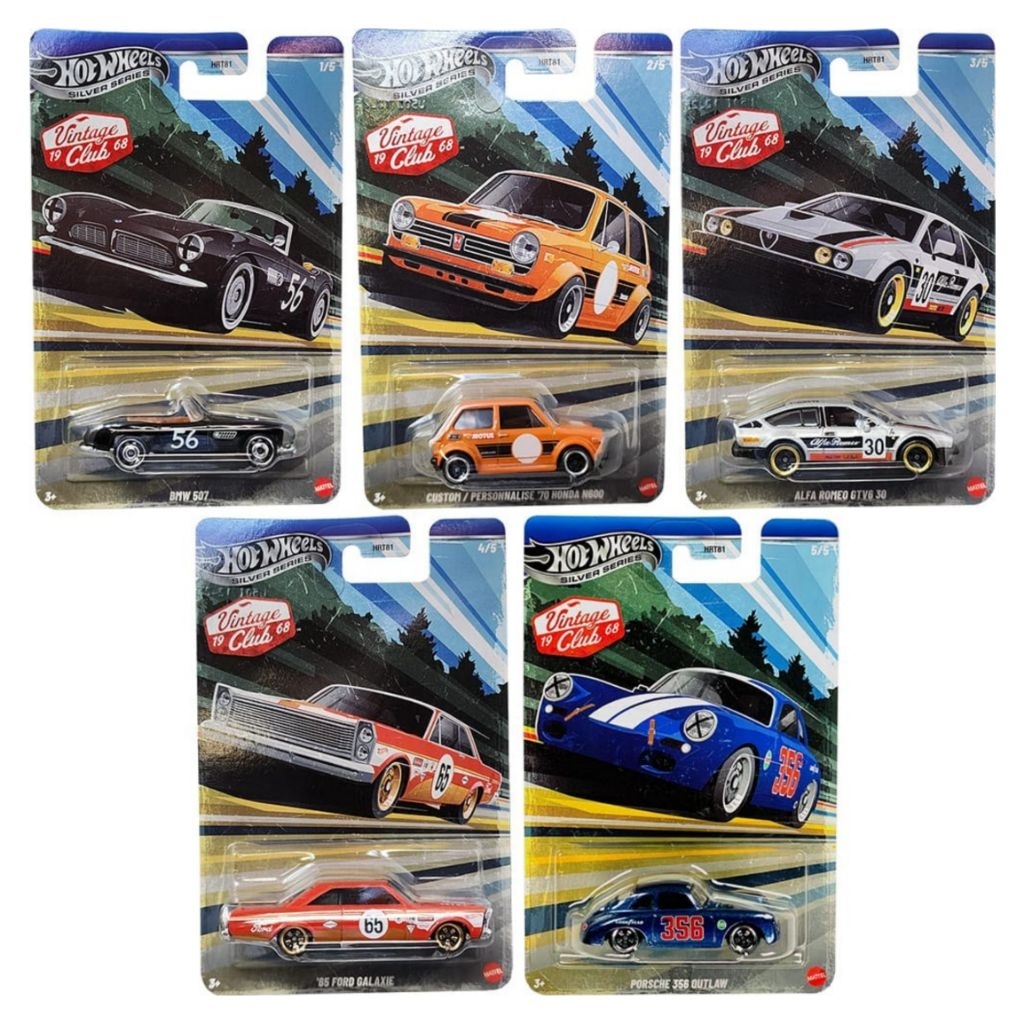 New Hot Wheels Vintage Club 2026 | BMW 507, Custom '70 Honda N600, Alfa Romeo GTV6 30, '65 Ford Gala