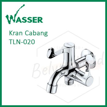TLN-020 | Kran Cabang Wasser | Kran Cabang 1/2"inch | Kran Shower Wasser | Kran Tembok Kuningan