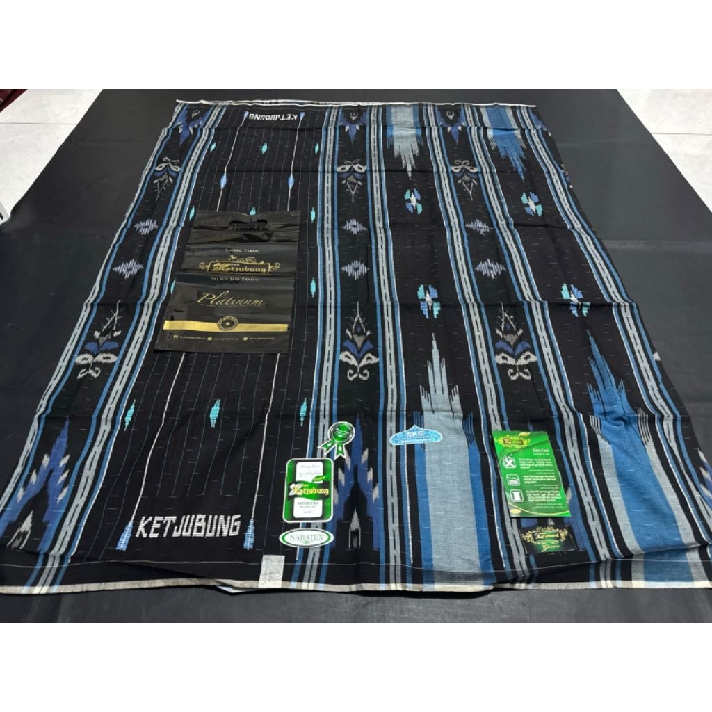 Sarung KETJUBUNG Green Mercerized Type SKG Grade B