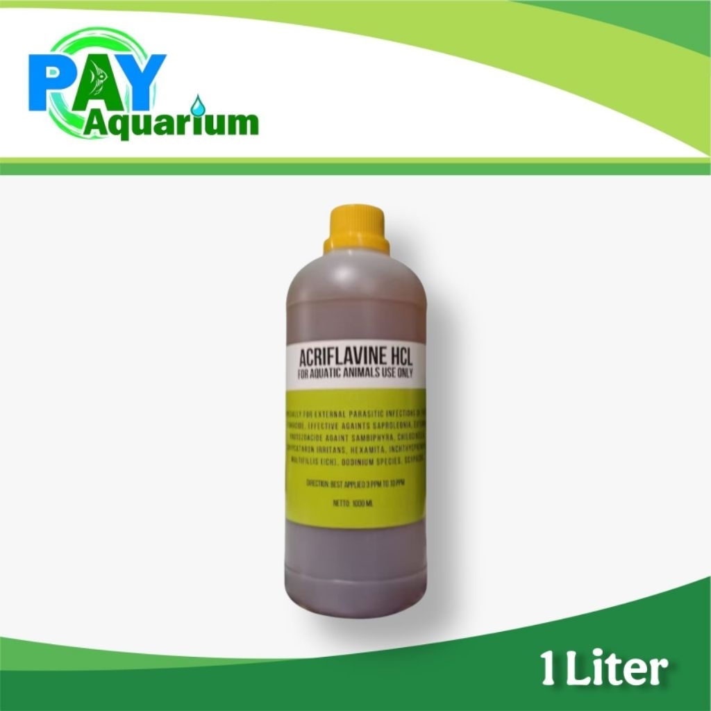 obat ikan hias acriflavine hcl 1 liter