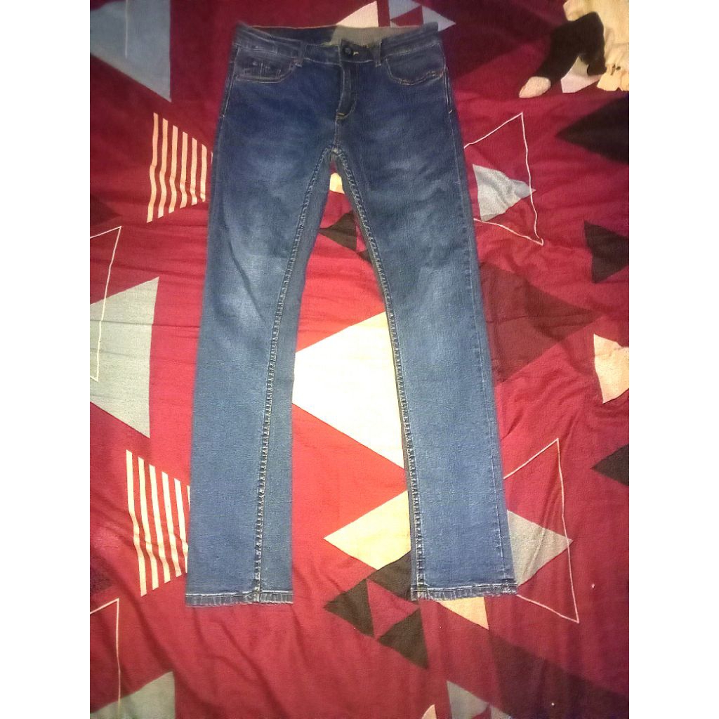 Celana jeans volcom solver skinny fit denim original