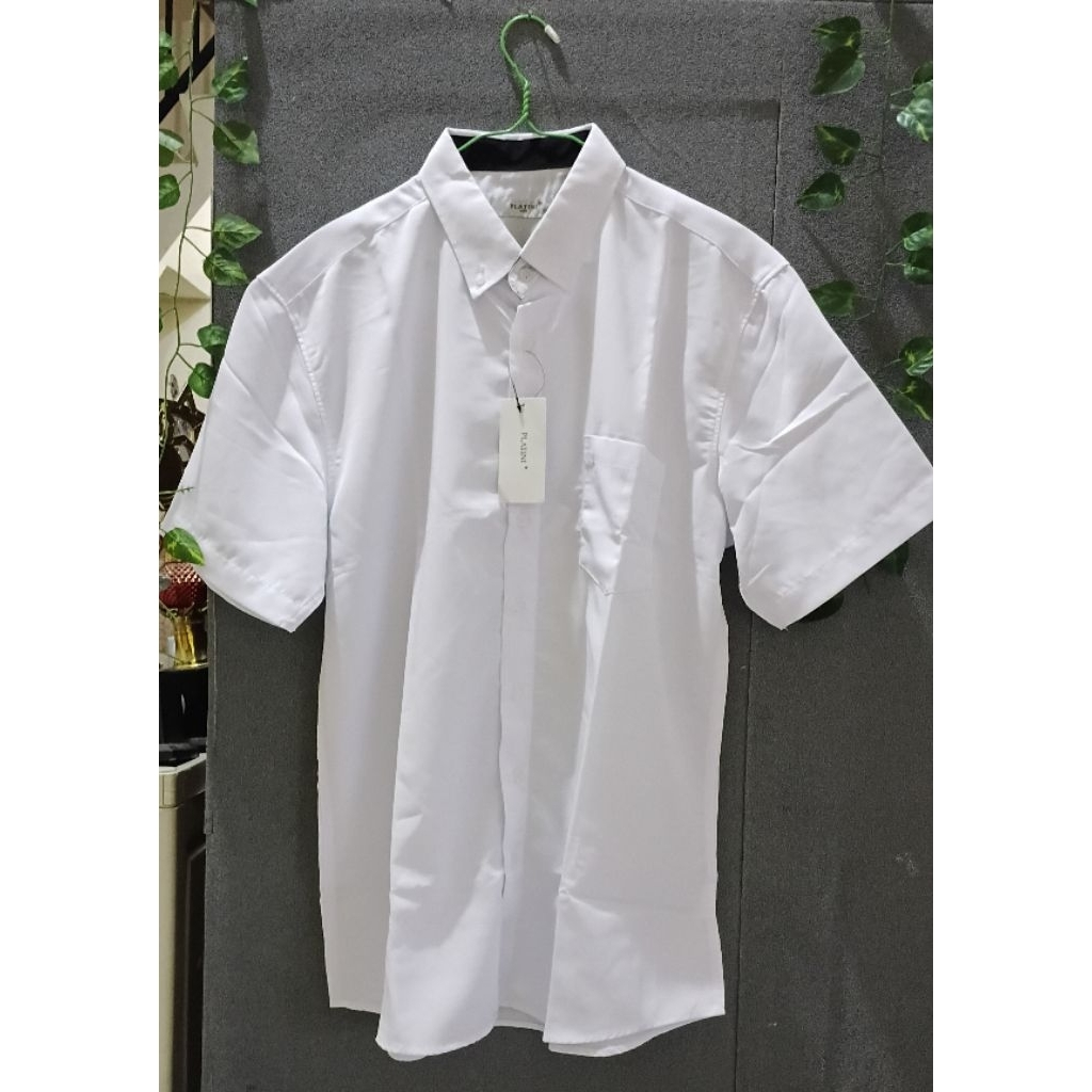 BARU!!! Kemeja Putih Merk. Platini size. XXL