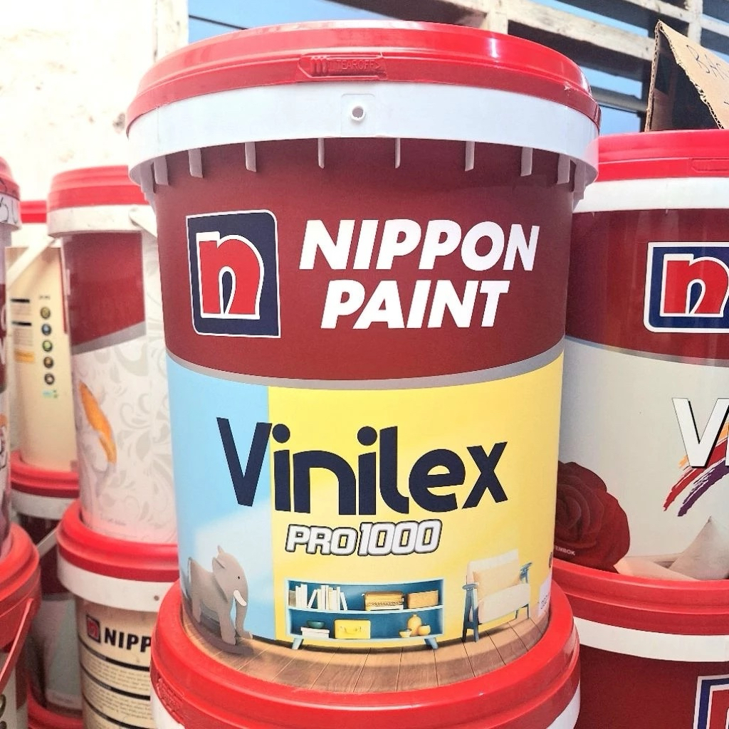 Cat Tembok Nippon Paint Vinilex Pro 20 Kg 1 Pail 1 Ember Besar Interior Premium Murah