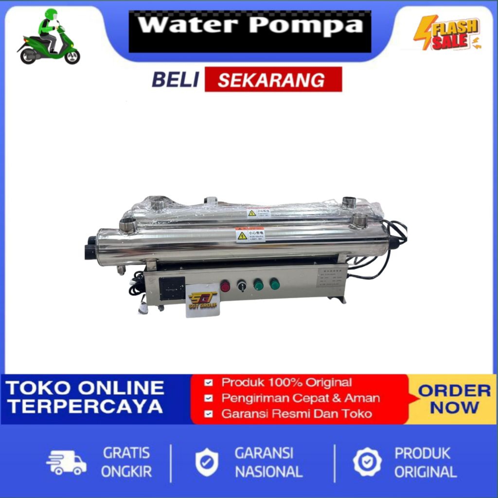 Uv 2lampu Uv 24gpm Panel ultraviolet industri uv water sterilizer