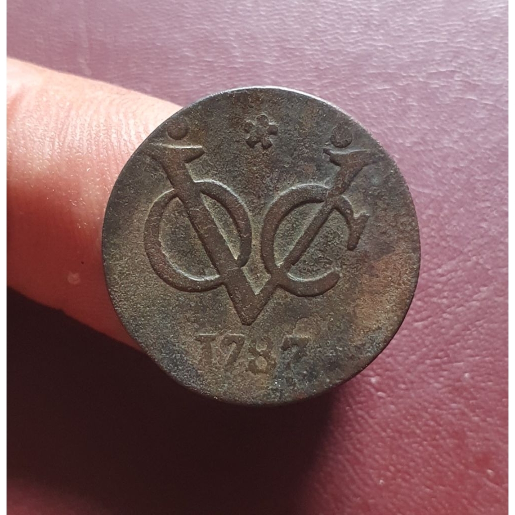 koin 1 duit 1787 voc west friesland