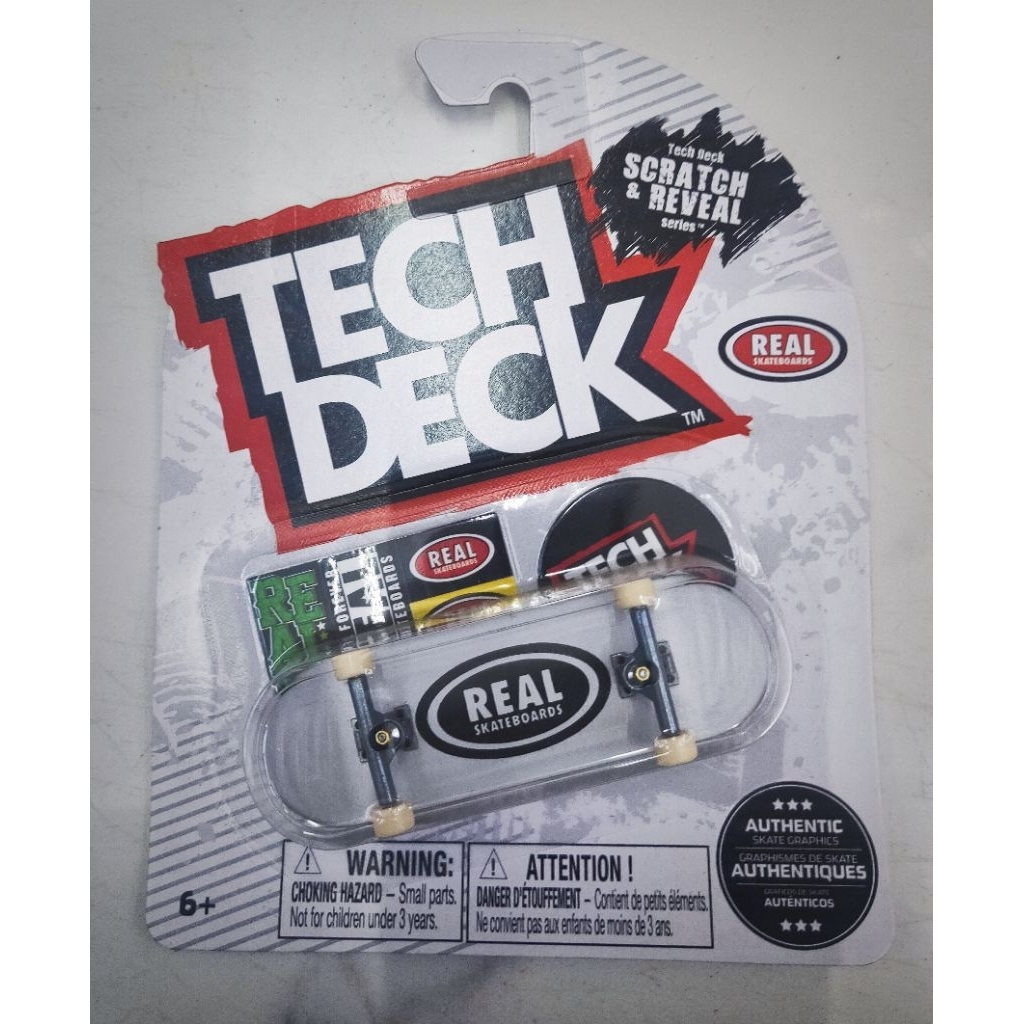 TECH DECK Finger Board Ultra Rare REAL SKATEBOARD Scratch & Reveal Series™