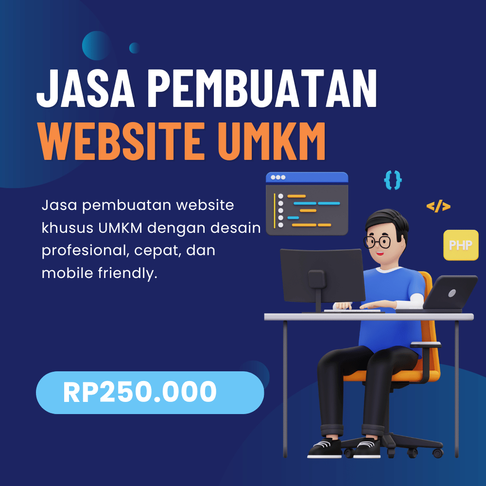 Jasa Pembuatan Website Murah Profesional | Website UMKM & Toko Online | Jasa Buat Website SEO | Webs
