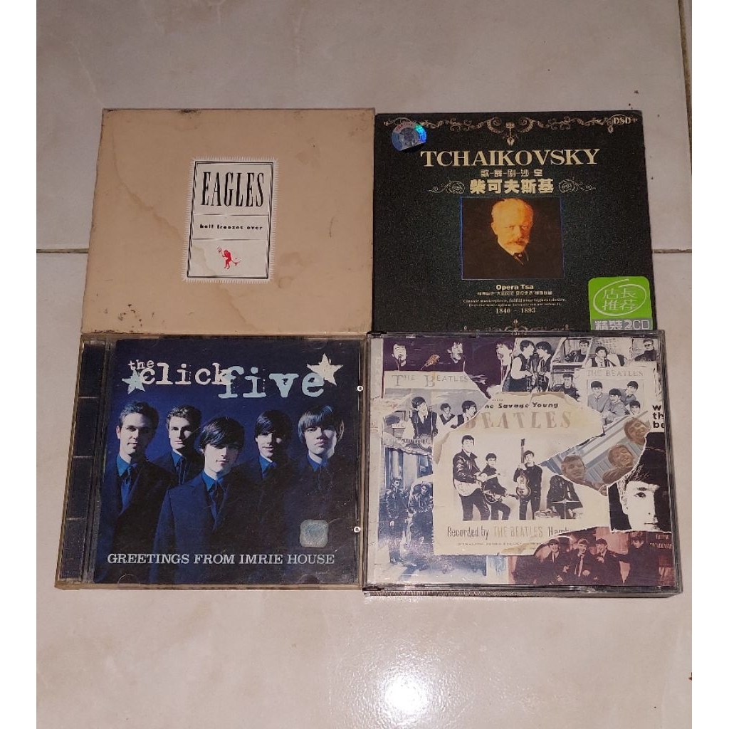 cd THE EAGLES-Hell Freezes Over (1) / TCHAIKOVSKY (2 Disc) / THE CLICK FIVE-Greetings From Imrie Hou