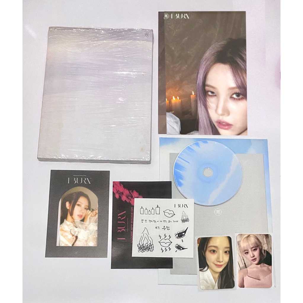 [Unsealed] Album I Burn (g)i-dle i-dle gidle miyeon minnie soyeon yuqi shuhua flower winter fire ver