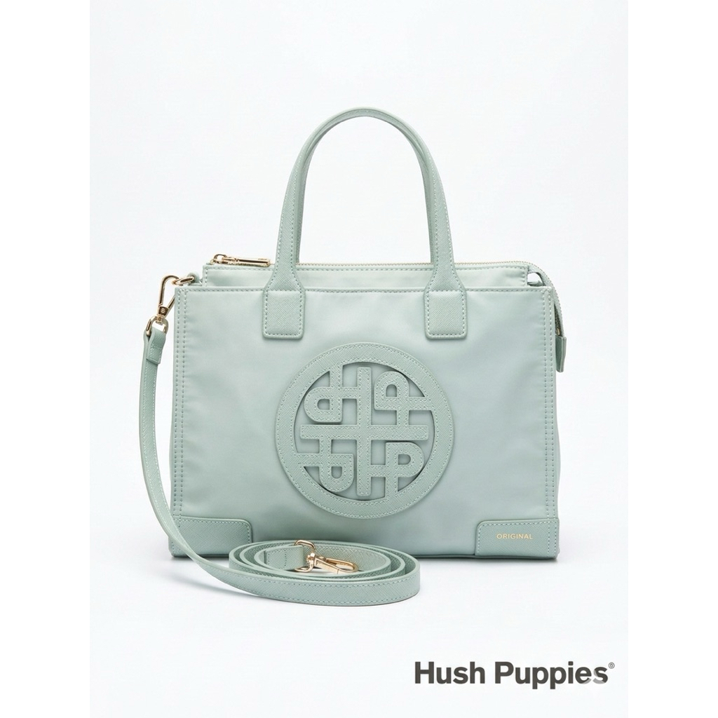 NEW Yammy Tote Bag Hush Puppies Black Yammy Top Handle Bag Army Tas Hush Puppies Ladies Tote Bag Tas