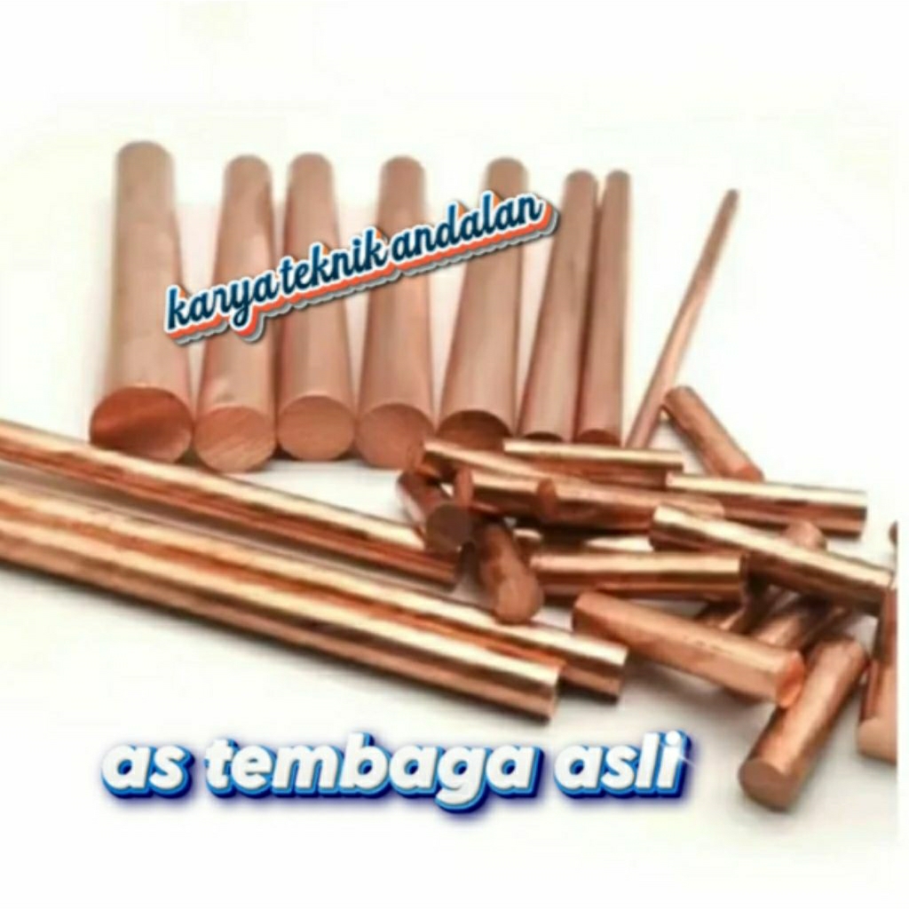 as tembaga diameter 12mm x P. 100mm/10cm