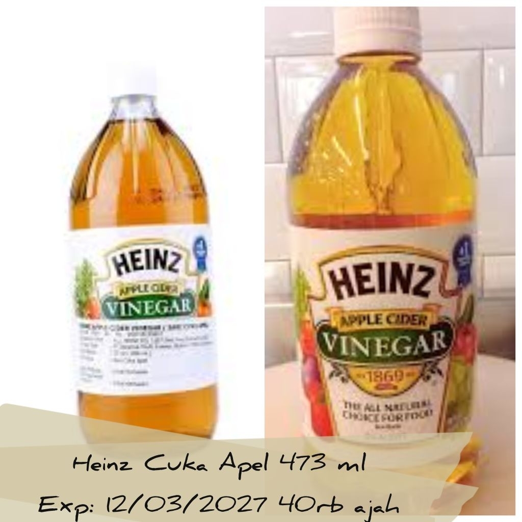 HEINZ Cuka Apel 473 ml