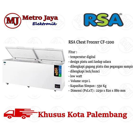 RSA Chest Freezer CF-1200 Box Freezer 1050L LEMARI PEMBEKU RSA CF 1200