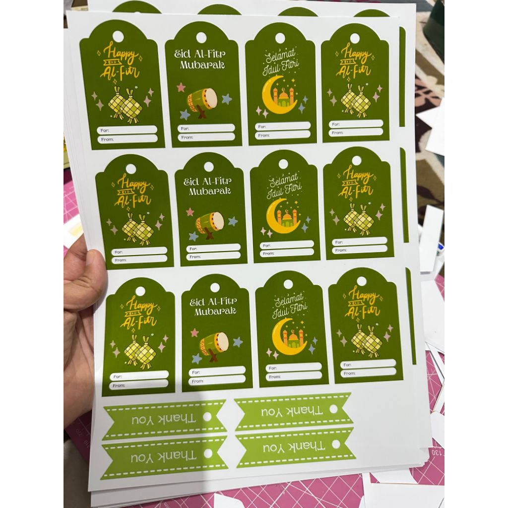 Hang Tag Hampers Lebaran/Gift/Idul fitri/iduladha/khitanan