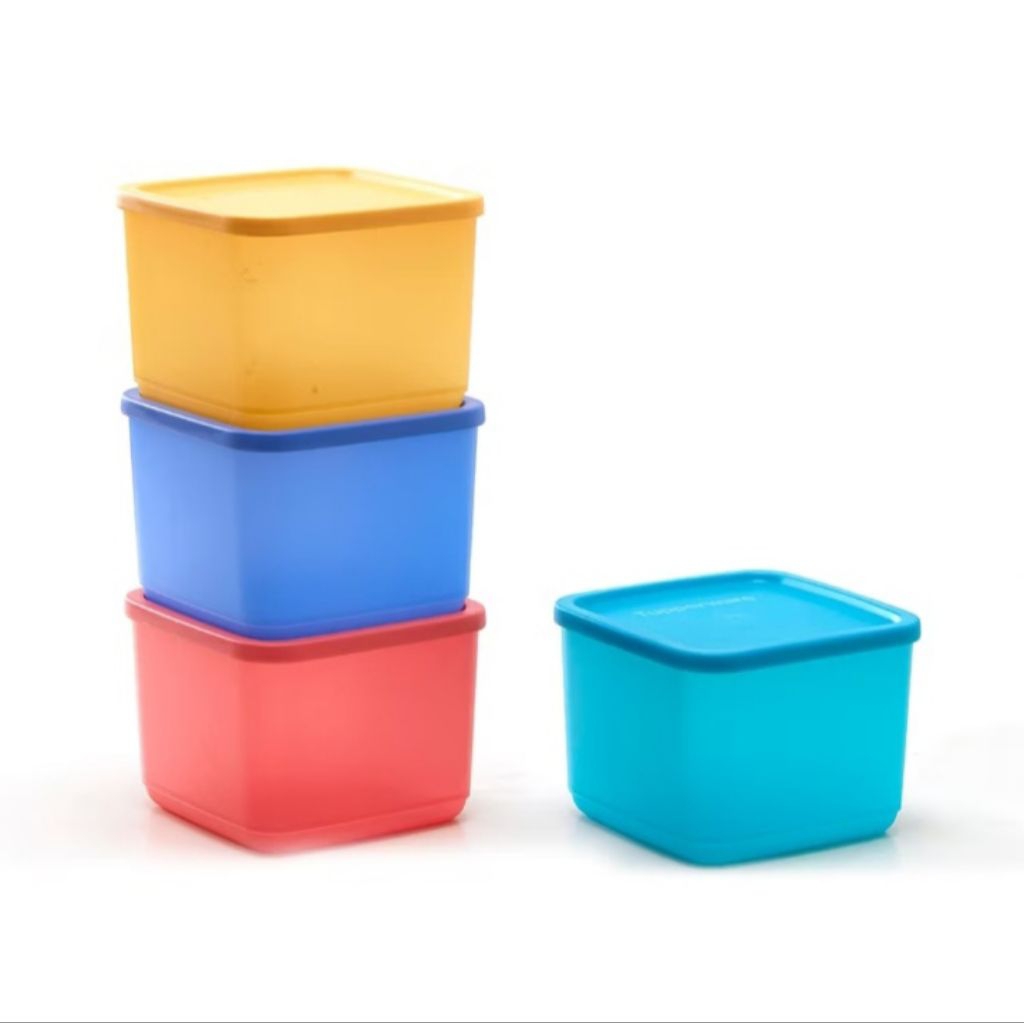 Tupperware Medium Summer Fresh 1 Set Isi 4 Pcs | Toples Kue Lebaran Tupperware Warna Terbaru