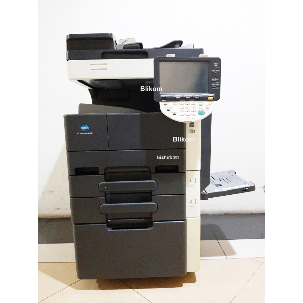Mesin Fotocopy Konica Minolta Bizhub 283 Hitam Putih Scan Warna