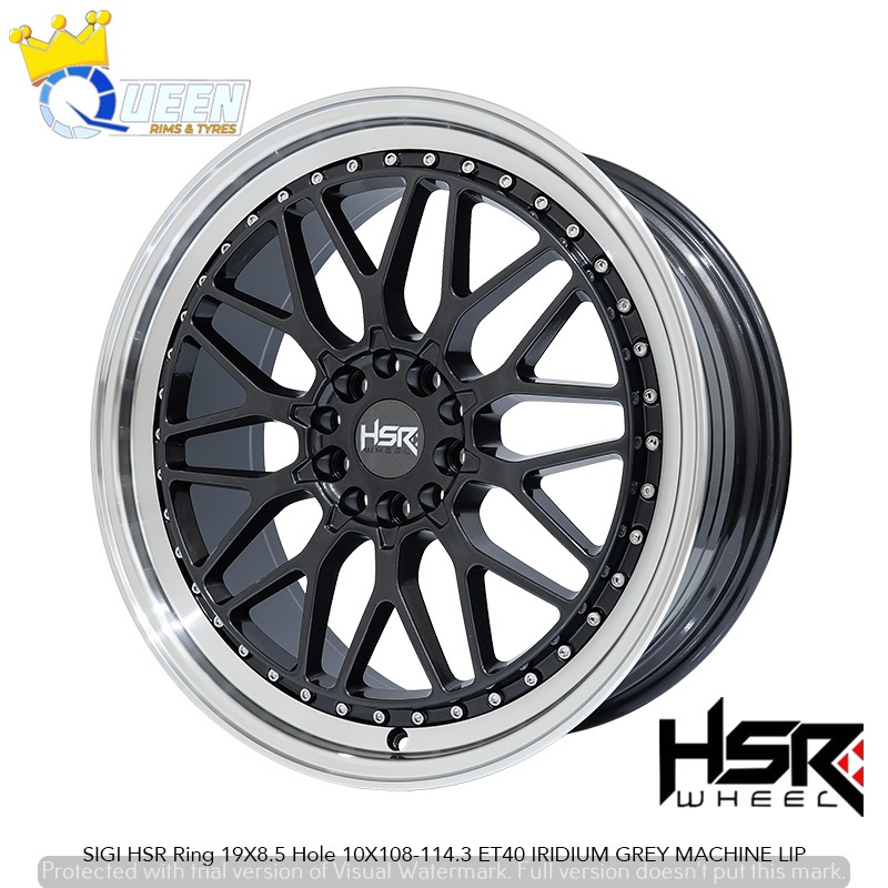 Pelek Hsr Sigi R19 Velg Mobil Berkualitas for chery omoda, volvo, jaguar, rush, innova, expander, ou