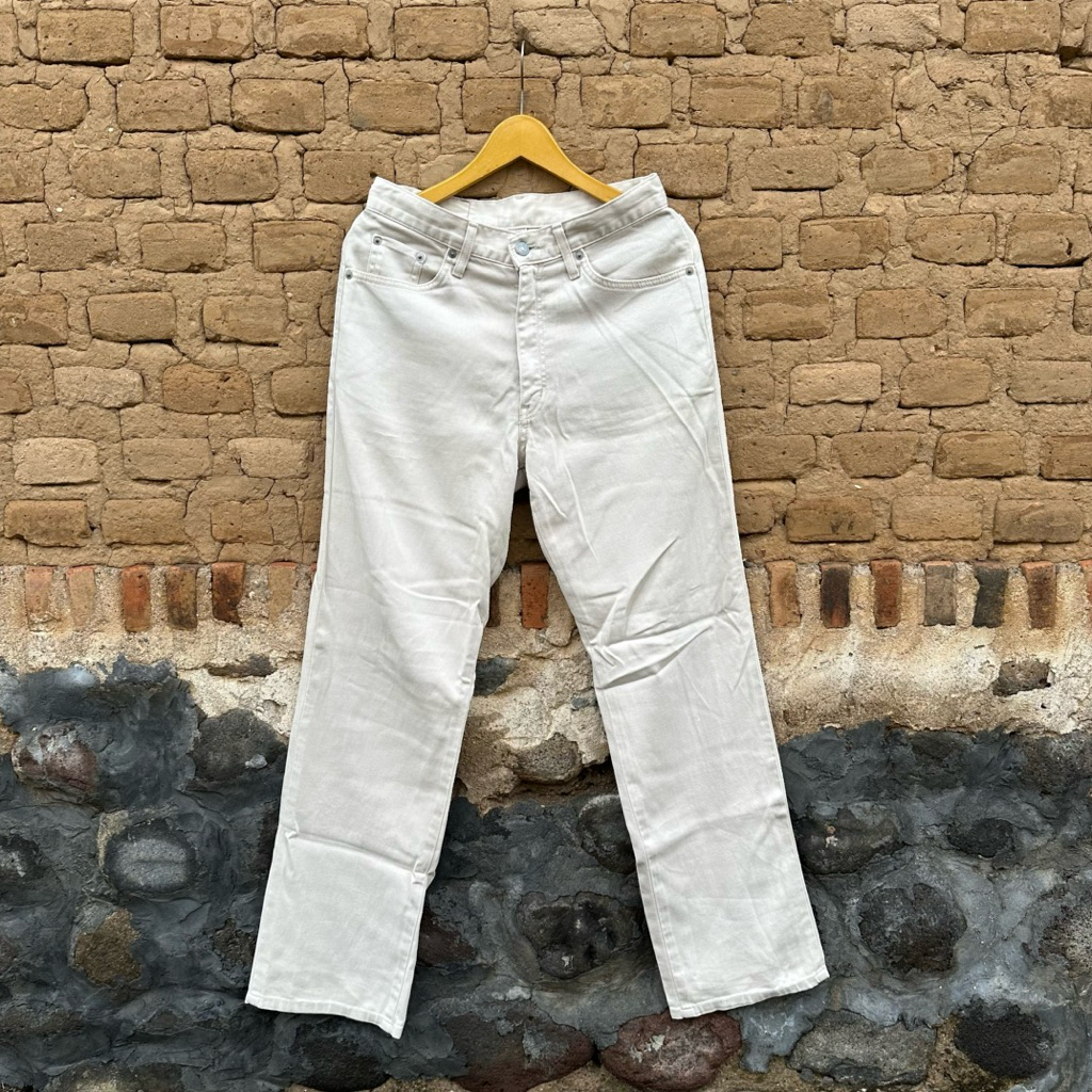 celana panjang edwin cream size fit 29/30 murah chino