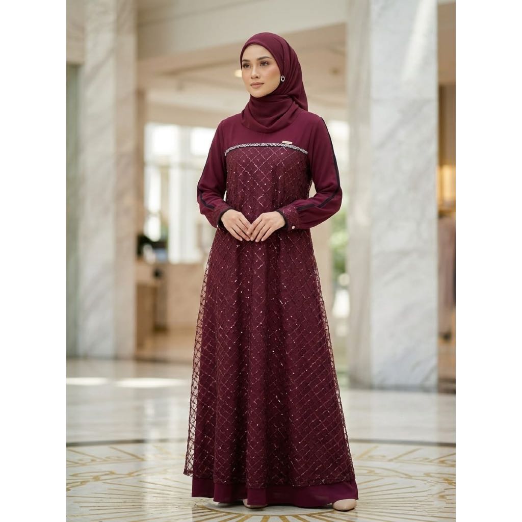 Radhiya Dress / Gamis Radhiya / Haniya mix Brukat by Radhiya / Radhiya Premium Original