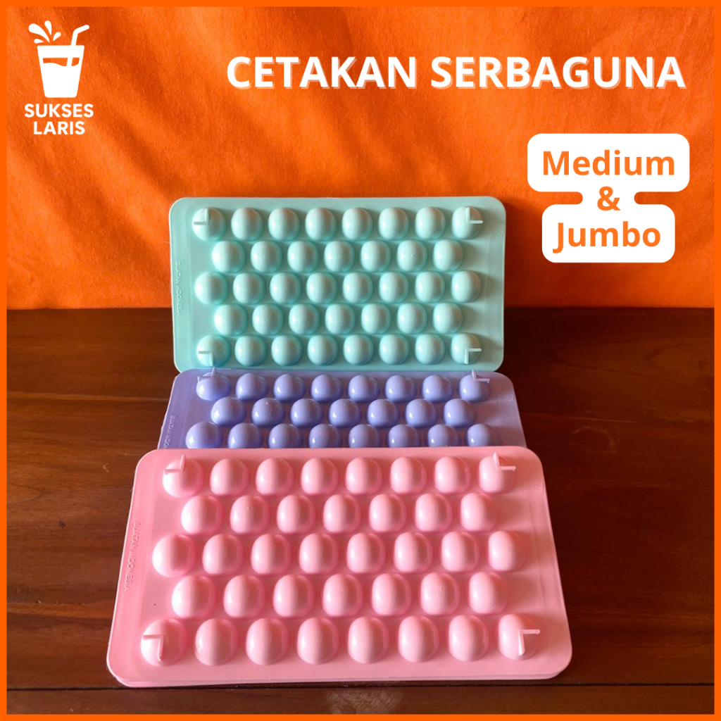 CETAKAN JELLY ES BATU | CETAKAN ES BATU BULAT | CETAKAN JUMBO