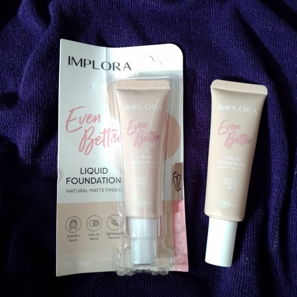 original liquid foundation IMPLORA 01 ivory