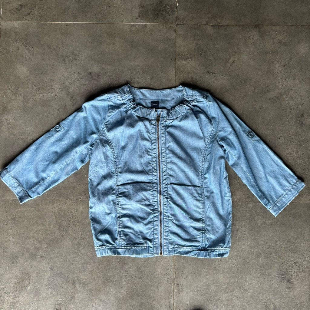 GAP Kids Soft Denim Zipped Jacket Woman