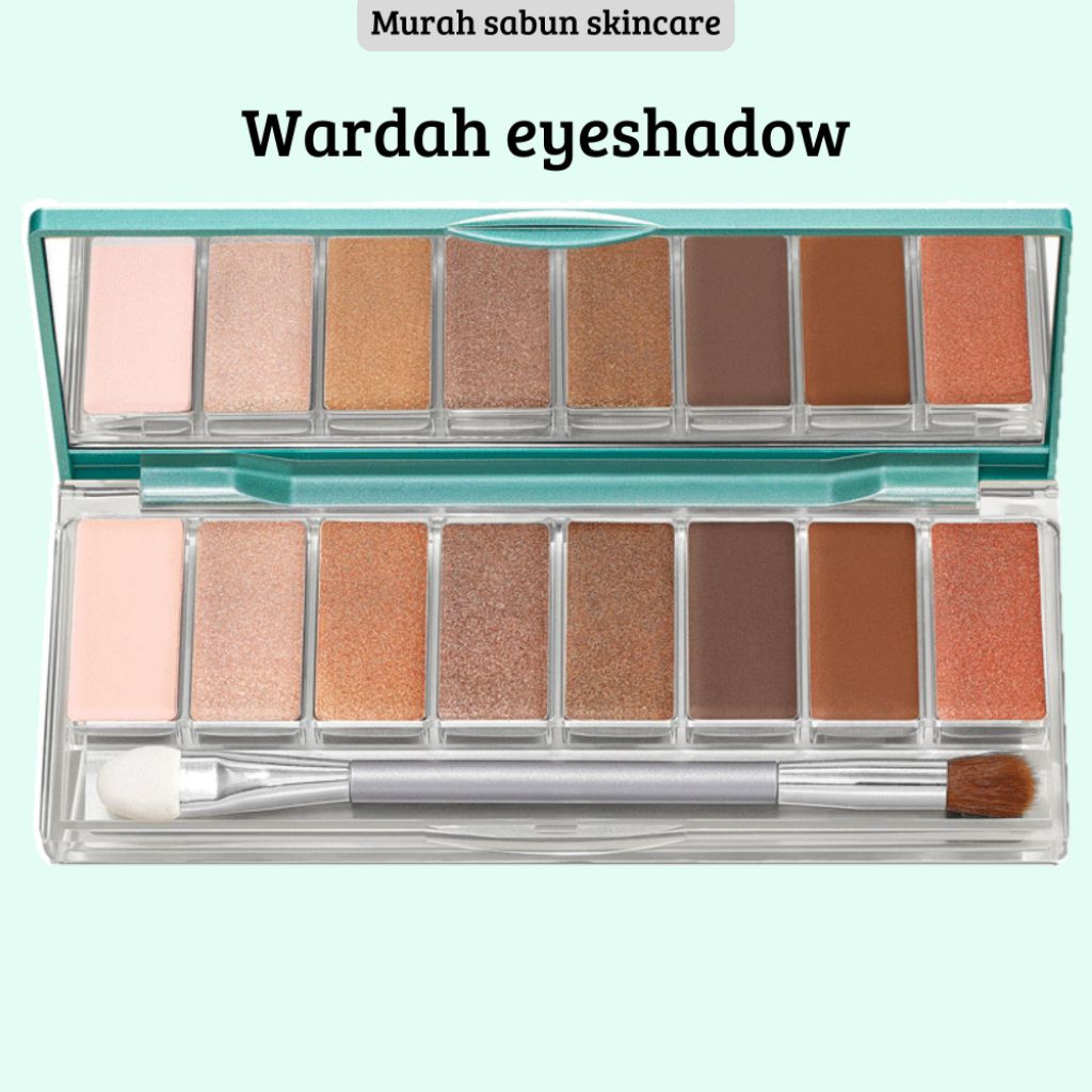 wardah eyeshadow sunset brown palet