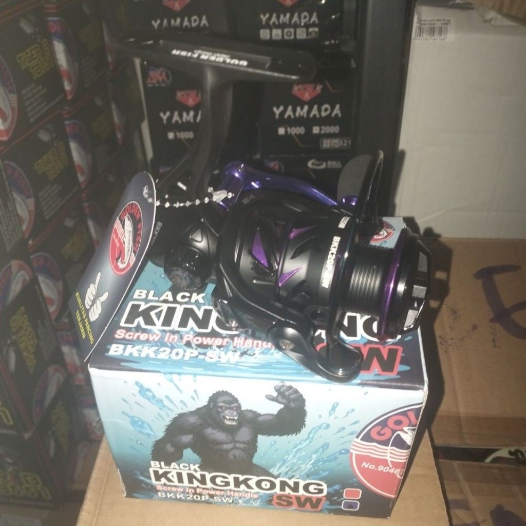 Reel golden fish black kingkong SW